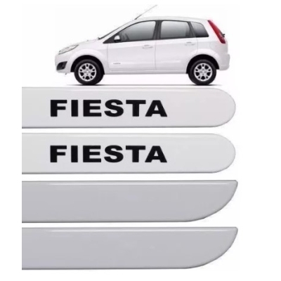 Friso Lateral Personalizado Fiesta 2012 Branco Artico