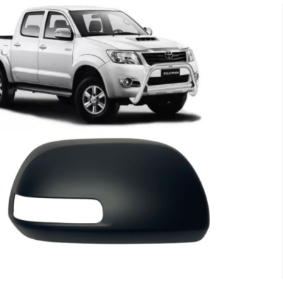 Capa Retrovisor Liso Toyota Hilux 2012 A 2015 Com Pisca Lado Direito