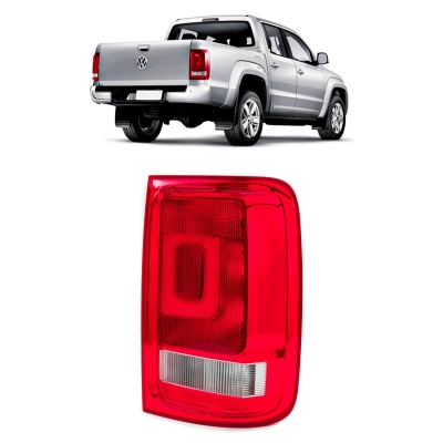 Lanterna Traseira - Volkswagen Amarok 2010/2021 - Acrilica / Bicolor / Sem Luz De Neblina / Lado Direito