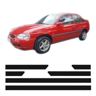 Friso Lateral Ford Escort Europeu 1996 A 2003 2 Portas