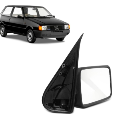 Espelho Retrovisor Externo Fiat Uno 2/4 Portas Todos Fixo Lado Direito