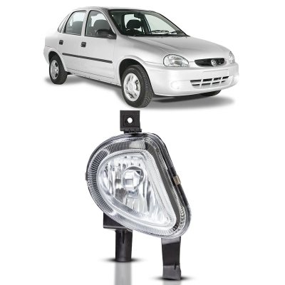 Farol Auxiliar | Gm Corsa, Wagon, Pickup, Classic 2000/2010 - Lado Direito