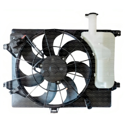 Eletroventilador - Hyundai HB20 / HB20s / HB20x / Creta Após 2017 / Elantra Após 2011 / i30 / Kia Soul / Cerato Após 2013 - 7 Pás / Com Ar Condicionado / Com Reservatório