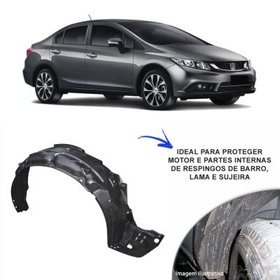 Parabarro - Honda Civic 2012/2016 - Dianteiro / Direito