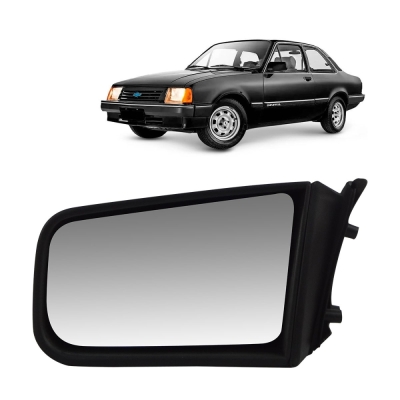 Retrovisor Externo Gm Chevette 87/93 (Adaptavel 83/86) Fixo Lado Esquerdo