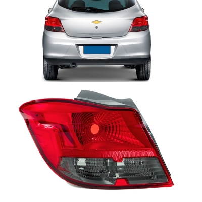 Lanterna Traseira - Chevrolet Onix 2012/2019 - Acrilica / Vermelha / Ré Fumê / Lado Esquerdo