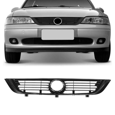 Grade Frontal Do Radiador - Chevrolet Vectra 1997/2005 - Preta / Modelo Original