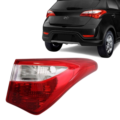 Lanterna Traseira Do Canto - Hyundai HB20 Hatch / HB20x 2013/2018 - Acrilica / Bicolor / Lado Direito