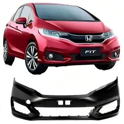 Parachoque - Honda Fit 2018/2021 - Dianteiro / Preto / Liso