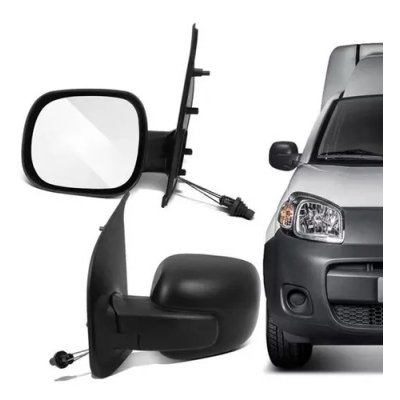 Retrovisor Externo - Fiat Fiorino Após 2015 - Com Controle / Esquerdo