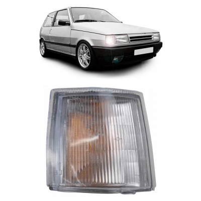 Lanterna Dianteira Do Fiat Uno 1991/1999 Modelo Cibie (Acrílico Cristal) Lado Direito.