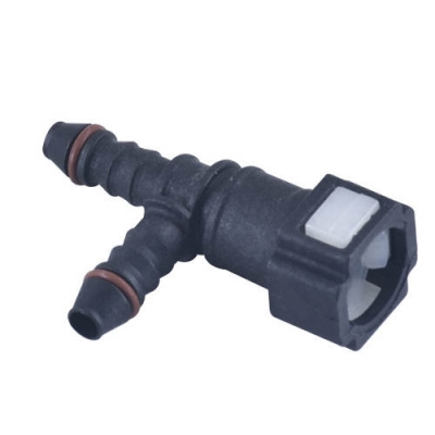 Conector Quick 'T' - Linha De Combustível / Com Anel / Engate Rápido / 5/16 x 5/16 x 5/16