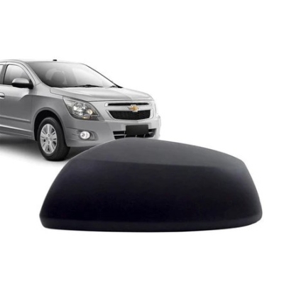 Capa De Retrovisor Cobalt 2012 A 2015 Preta Lado Esquerdo