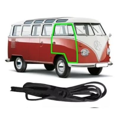 Borracha Porta Dianteiro Kombi 1500 Até 1975