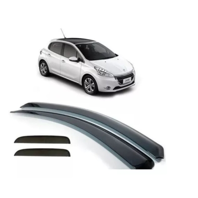 Calha De Chuva Para Peugeot 208 - 4 portas