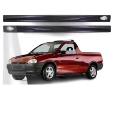 Spoiler Lateral Air Point 94/2003 Preto Pick-Up Corsa