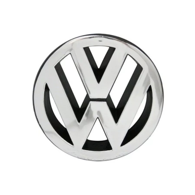 Emblema 'Logo Volkswagen' - Família Volkswagen 1995/2000 - Cromado / Vazado / Grade Do Radiador