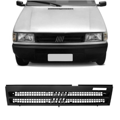 Grade Frontal Do Radiador Fiat Uno/ Premio/ Elba 91/95 Preta