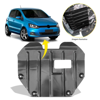 Protetor De Carter Volkswagen Gol G5, G6, G7 Polo - 2002/2012 Exceto 2.0, Fox - 2003/2012, Space Fox - 2012/Cross - Grande