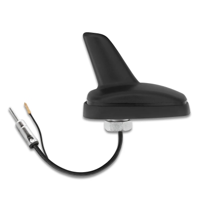 Antena de Teto Traseiro Baby Shark - Preto Fosco (Conector PlugDin)