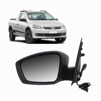 Retrovisor Externo Vw Saveiro/ Gol Gv 12/16 Controle Eletrico Lado Esquerdo
