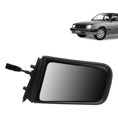 Retrovisor Externo Gm Chevette 87/93 (Adaptavel 84/86) Controle Remoto Lado Esquerdo