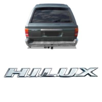 Emblema 'HILUX' - Toyota Hilux 1992/2004 - Cromado / Pequeno