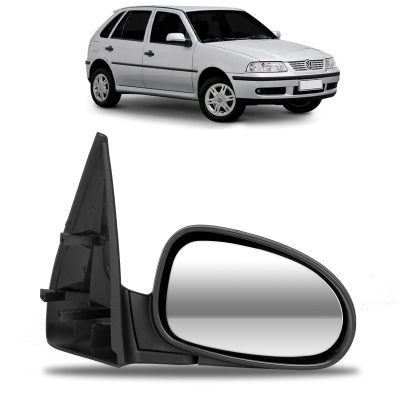 Retrovisor Externo - Volkswagen Gol Bola / Parati 1995/1999 (G2) - Duas Portas / Sem Controle / Direito (Carona)