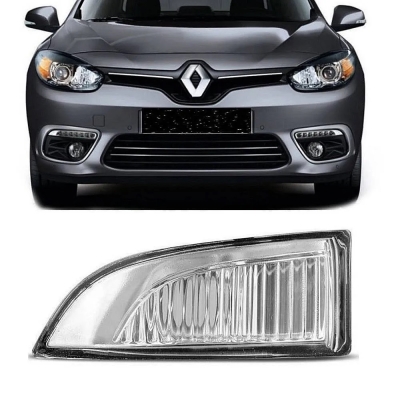 Pisca Do Espelho Retrovisor - Renault Fluence 2011/2014 - Acrilica Cristal Lado Esquerdo