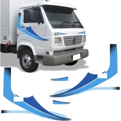 Faixa Lateral Azul Caminhões Volks Após 2001
