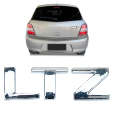 Emblema 'LTZ' - Chevrolet Agile 2009/2014 - Cromado