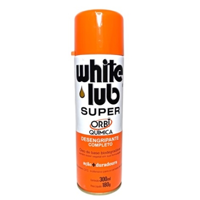 Desengripante A Base De Óleo Biodegradável - White Lub Super - Aerossol - Spray 65ml - (Lubrificante / Protetivo).