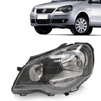 Farol H7/ H1 Màscara Negra | Vw Polo 2007/2015 - Lado Direito