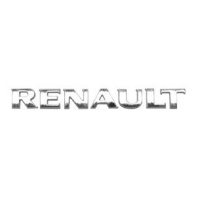 Emblema Renault Cromado Medida 146X20X5MM Linha Renault Todos 2010 Em Diante