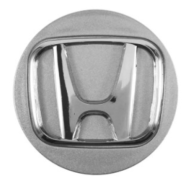 Calota Do Centro De Roda 65mm - Modelo Honda Etq - Prata Emblema Silk
