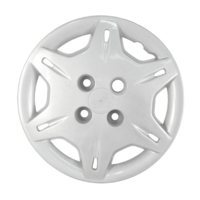 Calota Aro 13 Modelo Corsa Wind 2000 Aplicação Linha GM Prata Fixação Parafuso