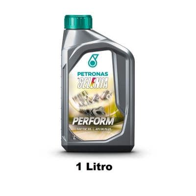 Óleo Petronas Selenia - Performance SN + 5W40 - Sintético - 1 Litro