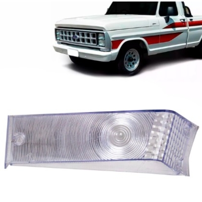 Lente Da Lanterna Dianteira F1000 1984 A 1991 Cristal Lado Direito