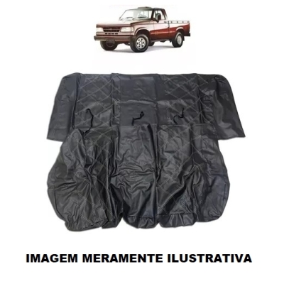 Capa De Banco - Chevrolet D20 / Ford F1000 - Curvin / Banco Inteiriço