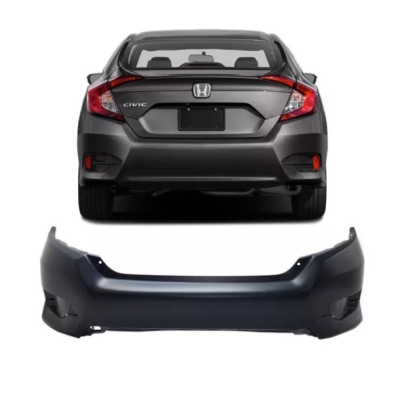 Capa Parachoque Honda Civic 2016 A 2019 Traseiro