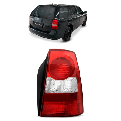 Lanterna Traseira Acrílica Vermelha Re Cristal | Vw Parati G4 2006/201 4 - Lado Direito