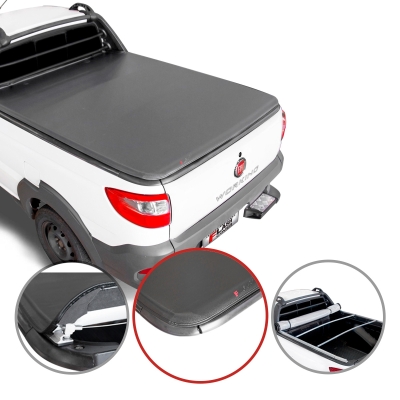 Capota Maritima - Fiat Strada Working 2014/2020 - Cabine Simples | Fechamento Trek / Modelo Force