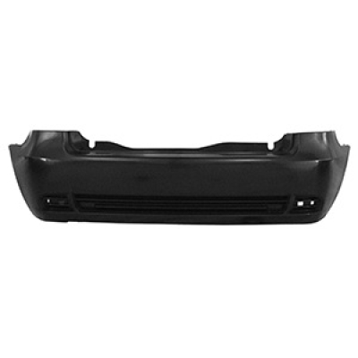 Parachoque Envolvente Traseiro Fiat Palio / Preto Liso, Sem Suporte - 2004/2010