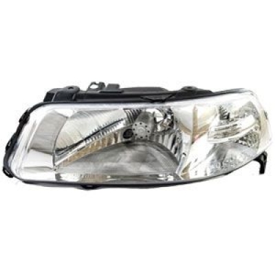 Farol Simples H4 Com Defletor | Vw Gol, Parati G3, Saveiro G3 1999/2005 - Lado Esquerdo