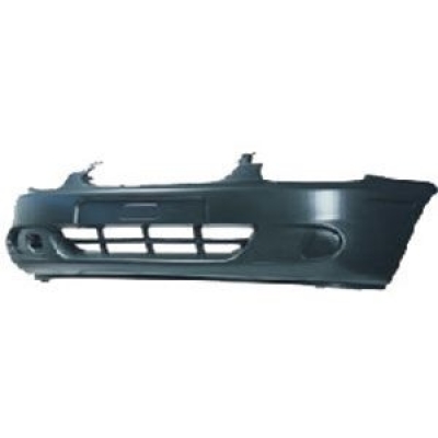 Parachoque Envolvente Dianteiro GM Corsa, Corsa Classic, Pickup, Wagon / Preto Liso, Sem Furo - 1994/2008