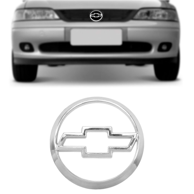 Emblema 'Logo Chevrolet' - Chevrolet Vectra 2002/2006 - Cromado / Vazado / Grade Do Radiador