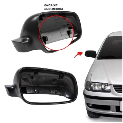 Capa Retrovisor Vw Gol/ Parati/ Saveiro G3/G4 Lado Direito