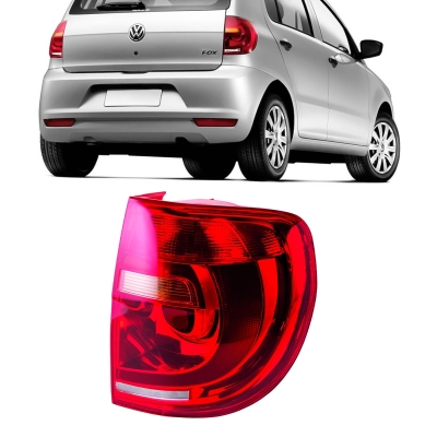 Lanterna Traseira - Volkswagen Fox e Crossfox 2010/2014 - Acrilica Bicolor Lado Direito