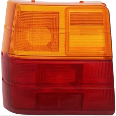 Lente Da Lanterna Traseira Fiat Uno 1984/2004 | Plástico Tricolor Sem Ré | Lado Esquerdo.