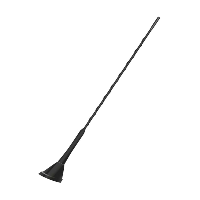 Antena De Teto - Linha Chevrolet - Preto Fosco / Conector Rosqueado / Sem Cabo